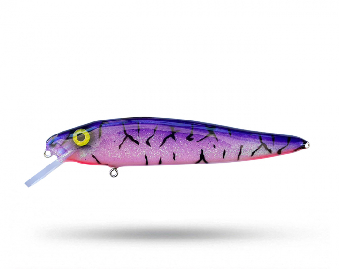 Gnarly Baits Twitch 25 cm - Pink Purple Tiger i gruppen Fiskedrag / Gäddwobbler hos Örebro Fiske & Outdoor AB (Gnarly Twitch 25-PinkPP)